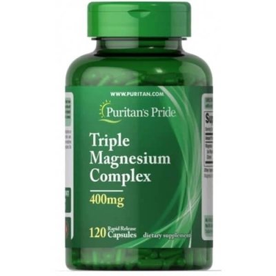 Puritan's Pride Magnesium Triple Complex 400 mg 120 капсул 59421 фото