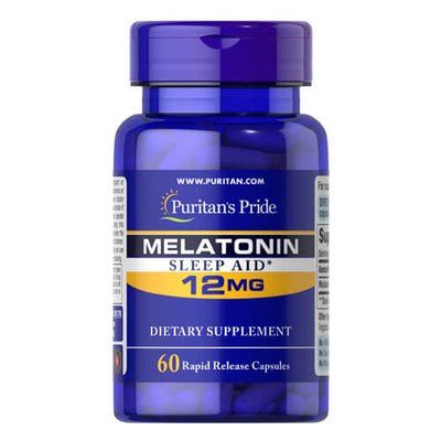 Puritan's Pride Melatonin 12 mg 60 капсул 26170 фото