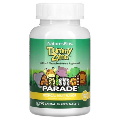 NaturesPlus Animal Parade Tummy Zyme 90 таблеток 01940 фото