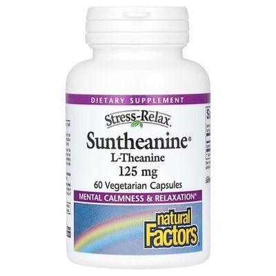 Natural Factors Suntheanin L-Theanine 250 mg 60 капсул NFS-04830 фото