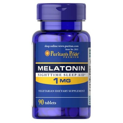 Puritan's Pride Melatonin 1 mg 90 таб. 02832 фото