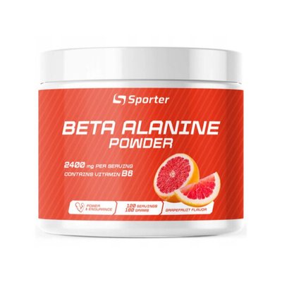 Sporter Beta-Alanine Powder - 180 г , Грейпфрут 01983 фото