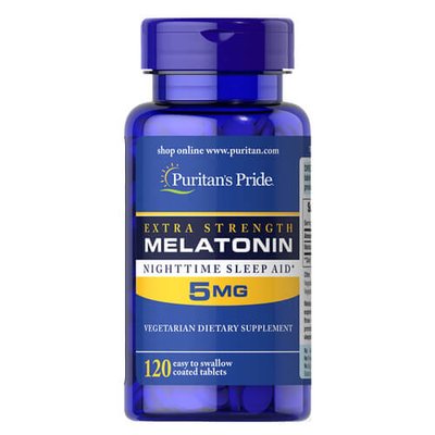 Puritan's Pride Melatonin 5 mg 120 таб. 15746 фото