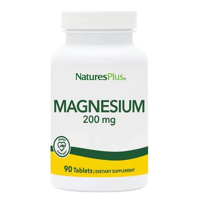 NaturesPlus Magnesium Магній Хелат 200 mg 90 таб NAP-03350 фото