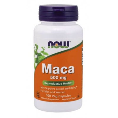 NOW Maca 500 mg 100 капс 1031 фото