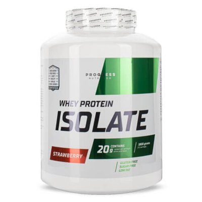 Progress Nutrition Whey Protein Isolate 1800 грам, Полуниця 1043-1 фото