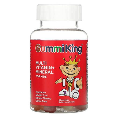 Gummi King Multi Vitamin + Mineral For Kids 60 жувальних цукерок 921 фото