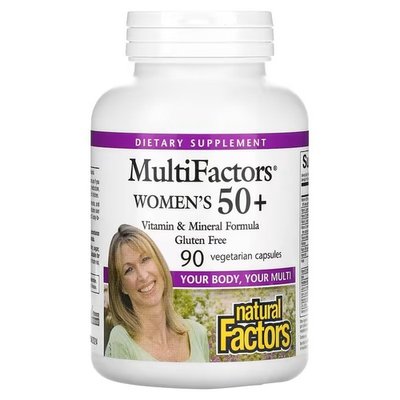 Natural Factors Women's 50+ 90 вегетаріанських капсул NFS-01587 фото