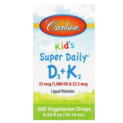 Carlson Kid's Super Daily D3+K2 10.16 ml CAR-10530 фото