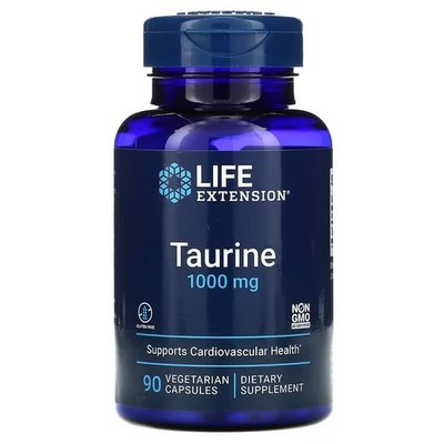 Life Extension Taurine 1000 mg 90 капсул LEX-018279 фото