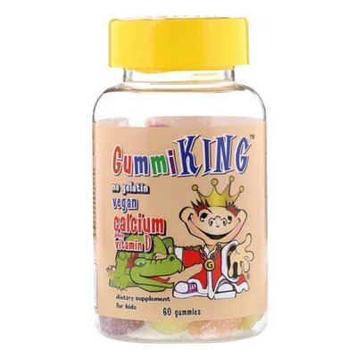 GummiKing Calcium Plus Vitamin D for Kids 60 gummies 922 фото