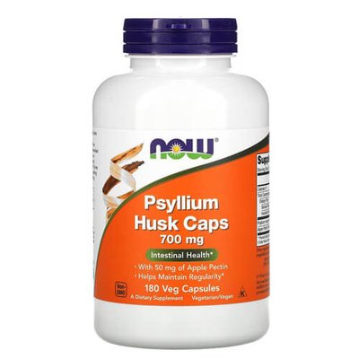 NOW Psyllium Husk 700 mg 180 капсул NOW-005973 фото