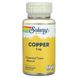Solaray Copper 2 mg 100 капсул SOR-45931 фото 1