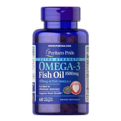 Puritan's Pride Omega-3 Fish Oil 1500 mg 60 капс 35714 фото