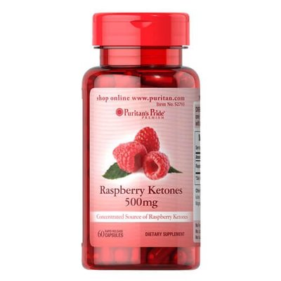 Puritan's Pride Raspberry Ketones 500 mg 60 капс 52793 фото