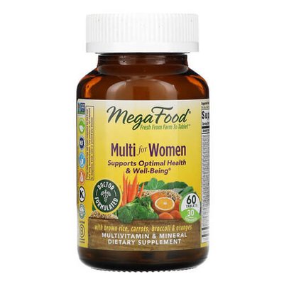 MegaFood Multi for Women 60 табл MGF-10323 фото