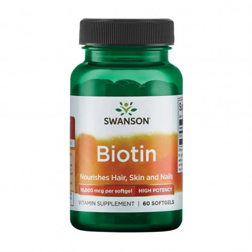 Biotin High Potency 10,000 mcg - 60sgels Biotin High Potency 10,000 mcg - 60sgels