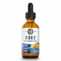D3 K2 DropIns 125mcg - 2 oz Citrus