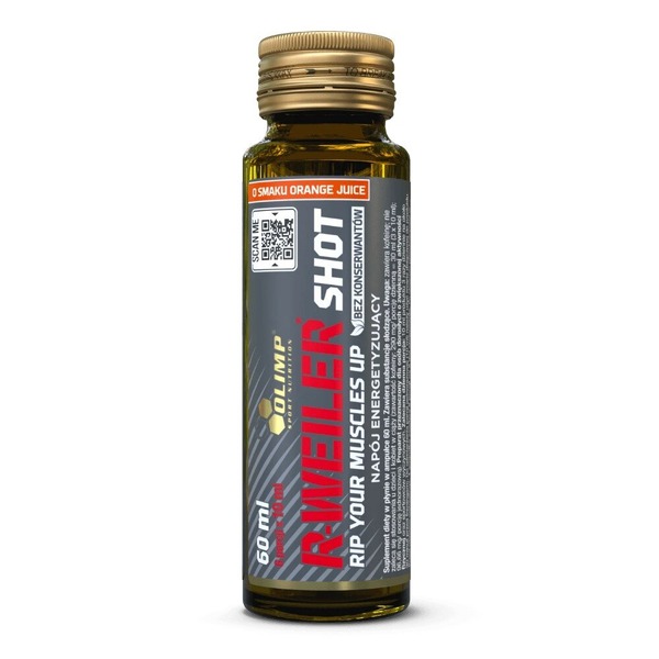 Предтренировочный комплекс Olimp Sport Nutrition R-Weiler Shot, 9*60 мл. Фото 2
