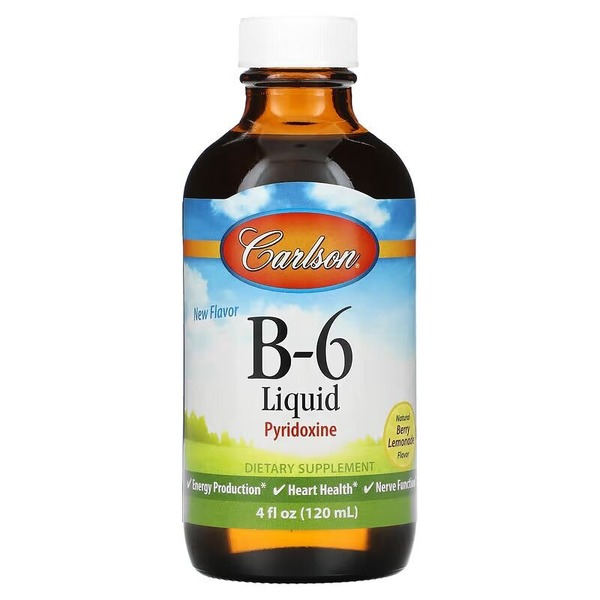 Вітаміни та мінерали Carlson Labs Vitamin B6 Liquid, 120 мл
