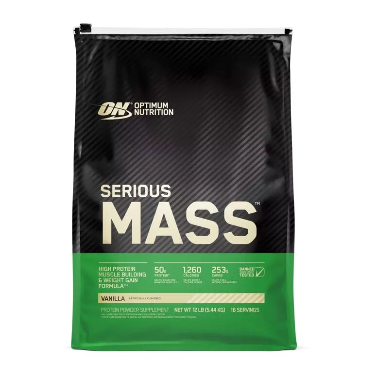 Гейнер Optimum Nutrition Serious Mass Europe, 5.45 кг
