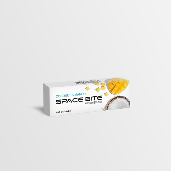 Батончики Spacefood Space Bite Protein Bar Coconut-Mango, 10*45 грамм. Фото 3