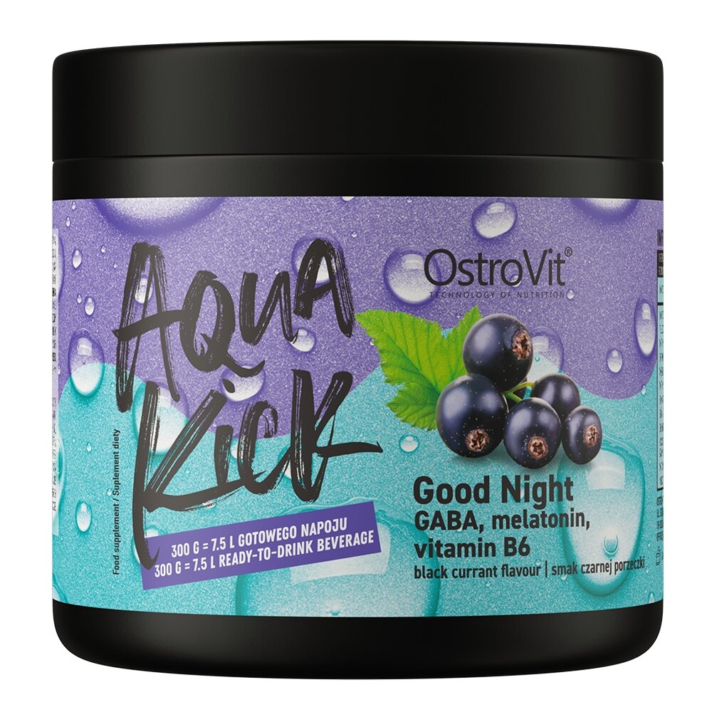 Натуральна добавка OstroVit Aqua Kick Good Night, 300 грам - Чорна смородина для гарного сну