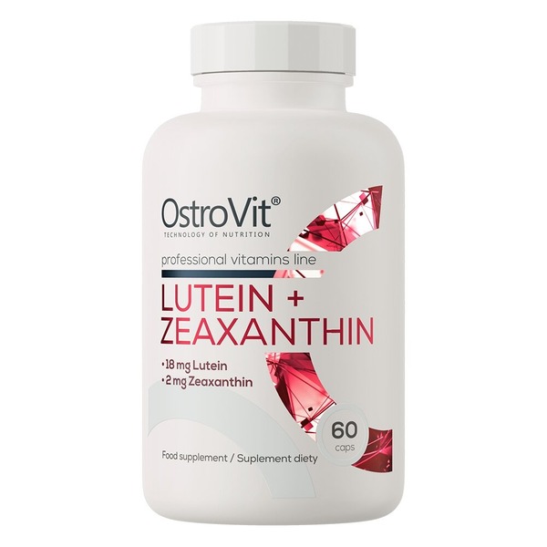 Лютеїн та зеаксантин OstroVit Lutein + Zeaxanthin, 60 капсул для підтримки очей