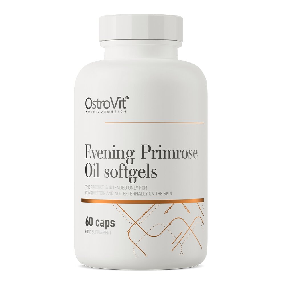 Олія примули вечірньої OstroVit Evening Primrose Oil, 60 капсул для підтримки шкіри та імунної системи