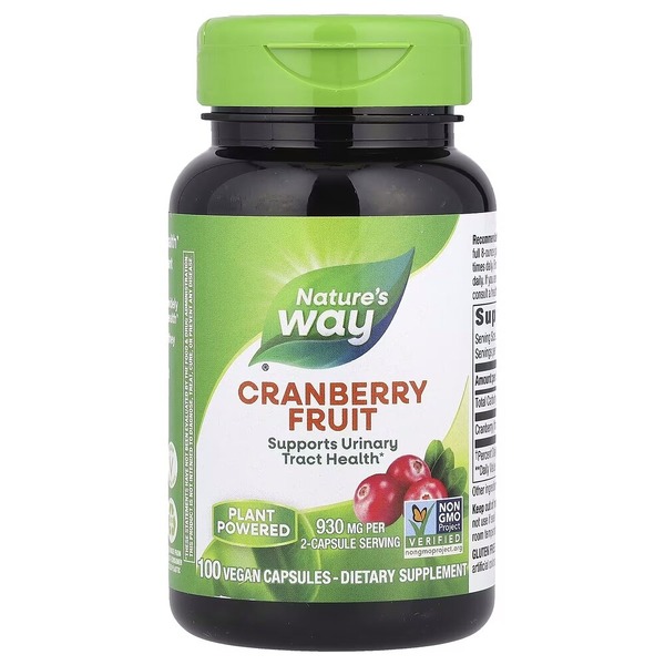 Журавлина Nature's Way Cranberry, 100 капсул для підтримки сечовивідних шляхів
