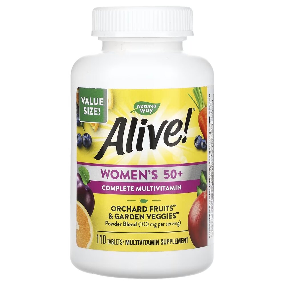 Комплекс для здоров'я жінок 50+ Nature's Way Alive! Women's 50+, 110 таблеток