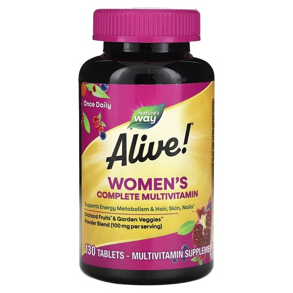 Комплекс для здоров'я жінок Nature's Way Alive! Women's Complete Multivitamin, 130 таблеток