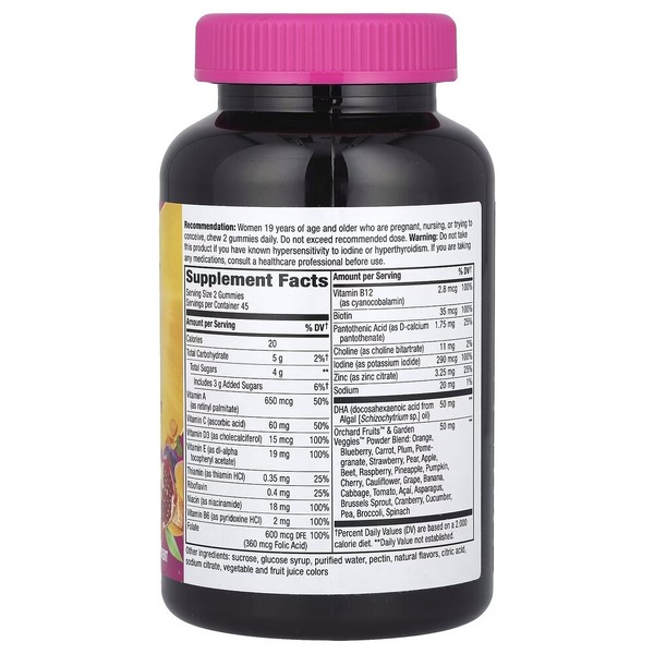 Комплекс для здоров'я матері та дитини Nature's Way Alive! Prenatal Multivitamin Gummy, 90 желейок. Фото 2