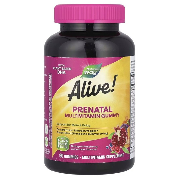 Комплекс для здоров'я матері та дитини Nature's Way Alive! Prenatal Multivitamin Gummy, 90 желейок