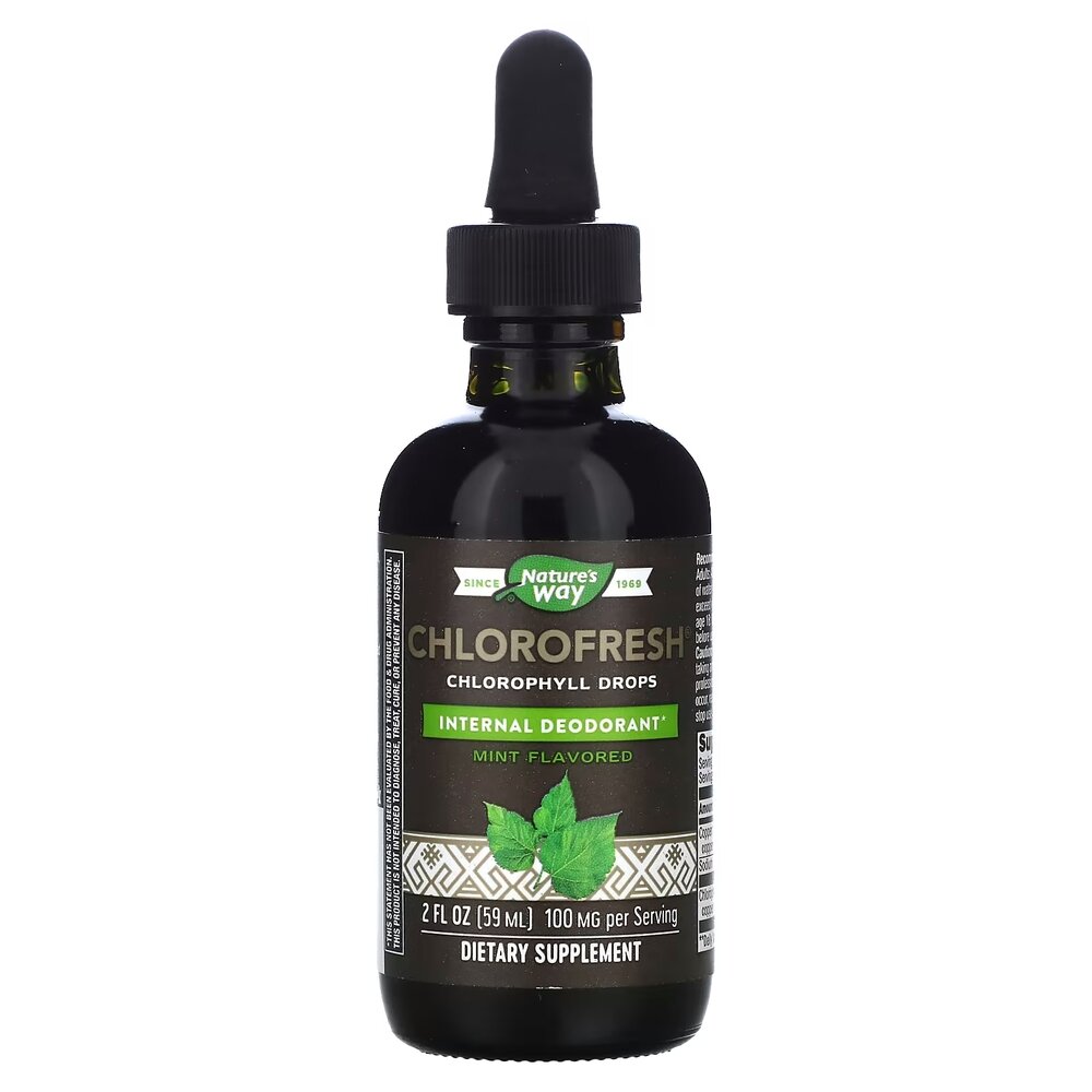 Хлорофілін Nature's Way Chlorofresh Drops, 59 мл. Фото 3