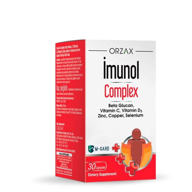 Иммунол Orzax Imunol Complex, 30 капсул для поддержки иммунной системы