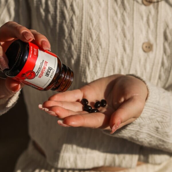 Астаксантин Orzax Ocean Astaxanthin, 30 капсул для підтримки очей, шкіри. Фото 2