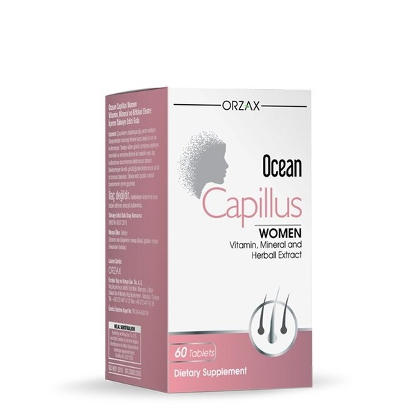 Комплекс для здоров'я жінок Orzax Ocean Capillus Women, 60 таблеток