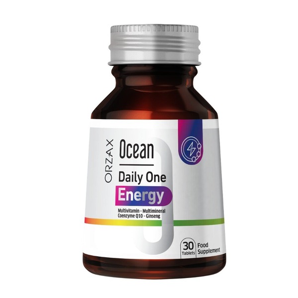Комплексный препарат Orzax Ocean Daily One Energy, 30 таблеток для повышения уровня энергии. Фото 2