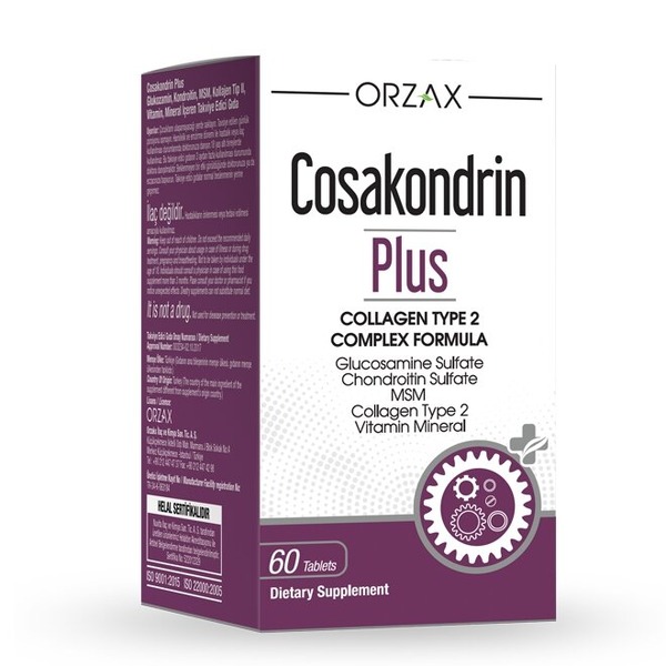 Хондропротектор Orzax Cosakondrin Plus, 60 таблеток