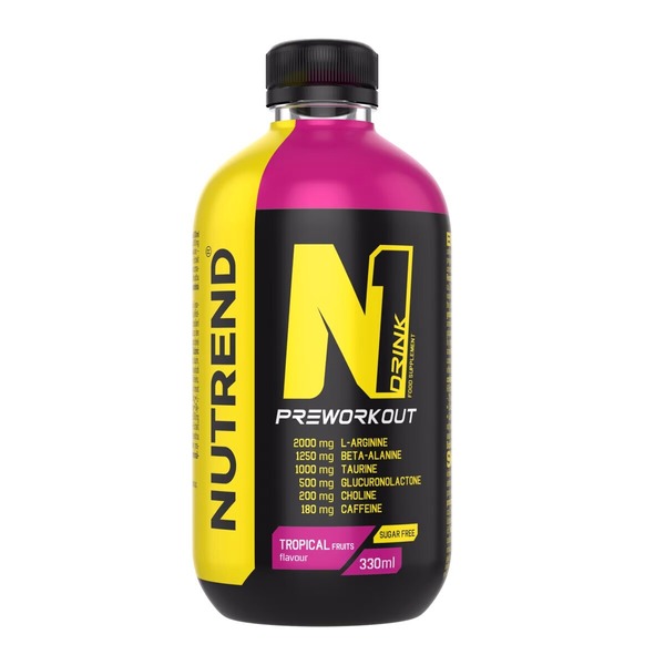 Передтренувальний комплекс Nutrend N1 Drink, 330 мл