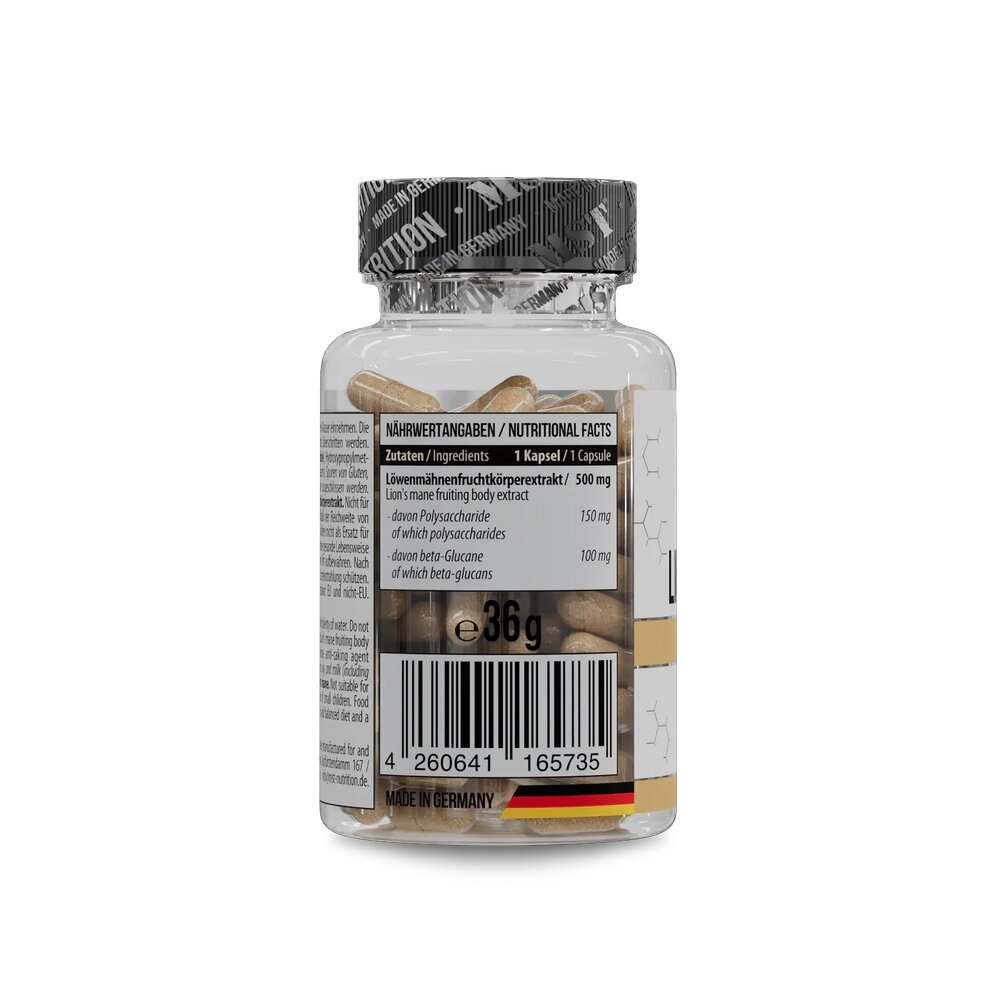 Екстракт гриба їжовик гребінчастий MST Nutrition Lion's Mane Mushroom, 60 капсул для підтримки мозку та нервової системи. Фото 2