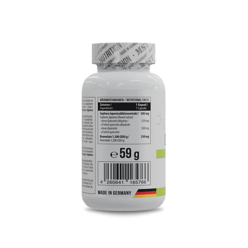 Кверцетин и бромелейн MST Nutrition Quercetin Bromelain, 60 капсул для поддержки иммунной системы. Фото 2