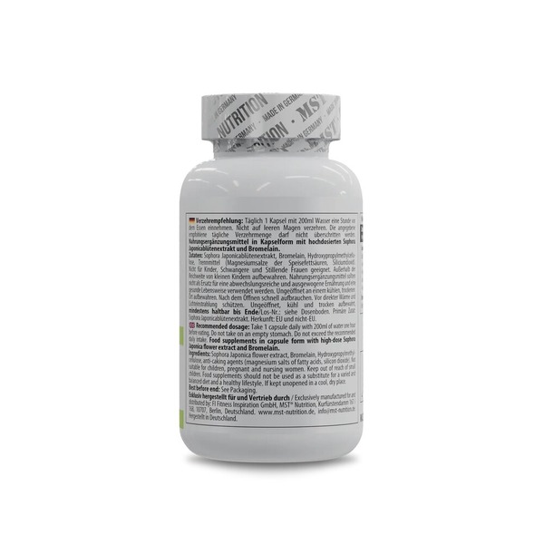 Кверцетин и бромелейн MST Nutrition Quercetin Bromelain, 60 капсул для поддержки иммунной системы. Фото 3