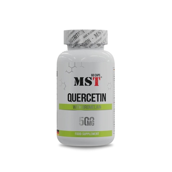 Кверцетин и бромелейн MST Nutrition Quercetin Bromelain, 60 капсул для поддержки иммунной системы