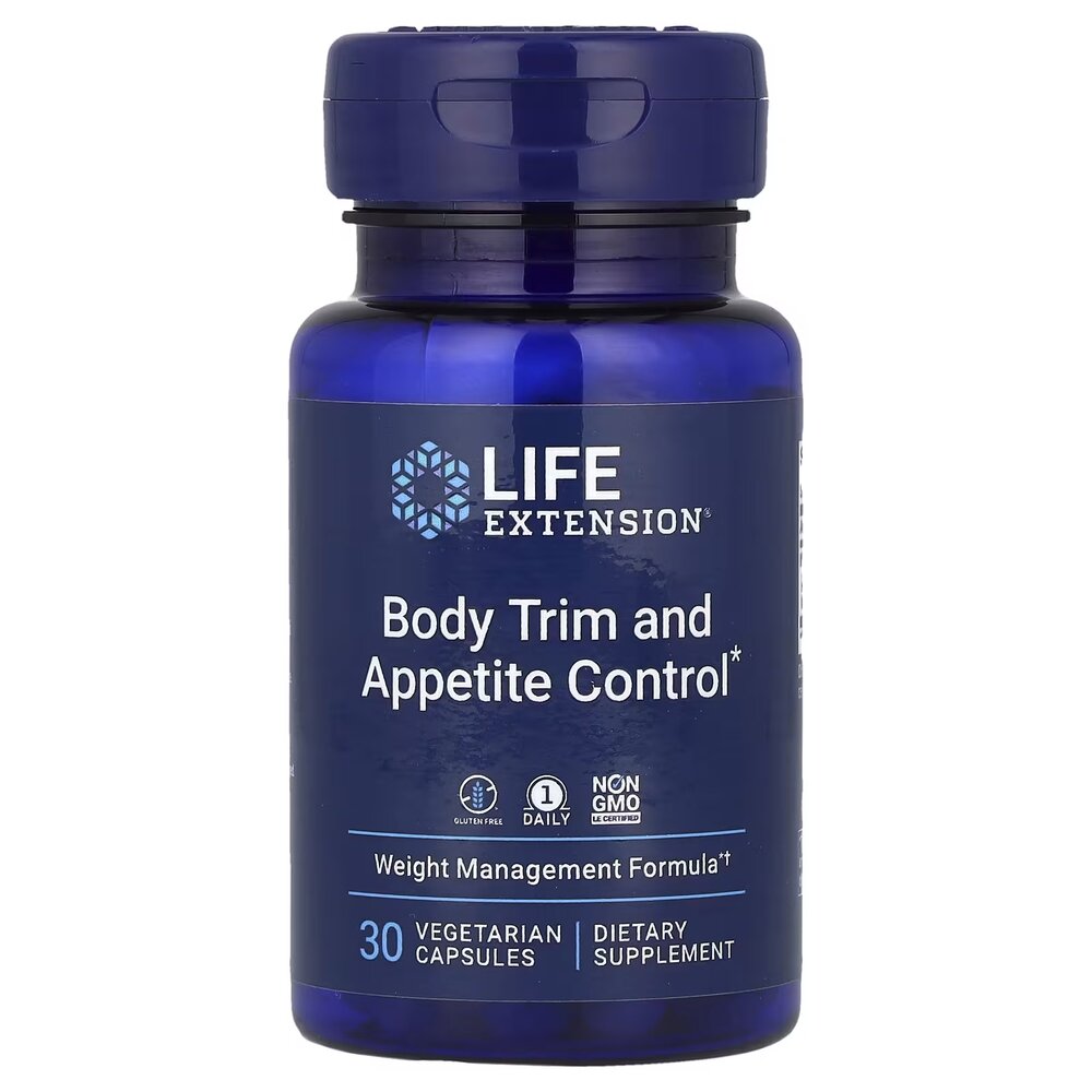 Екстракти вербени лимонної та гібіскуса Life Extension Body Trim and Appetite Control, 30 вегакапсул