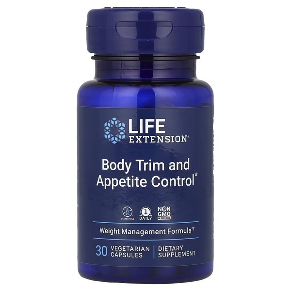 Екстракти вербени лимонної та гібіскуса Life Extension Body Trim and Appetite Control, 30 вегакапсул
