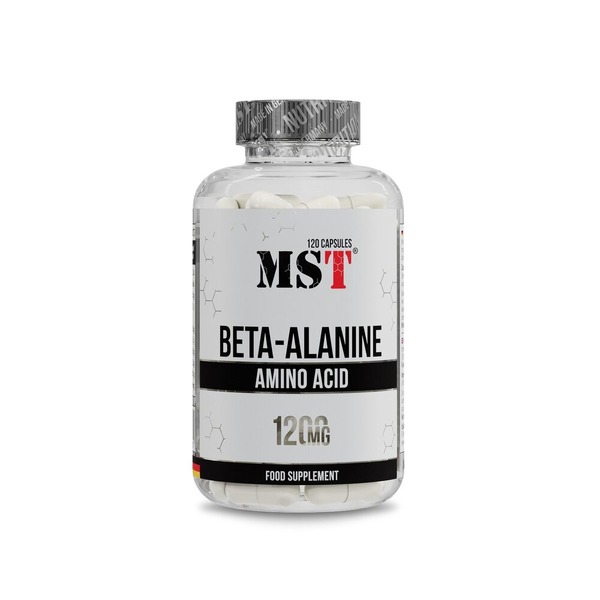 Бета-аланін MST Nutrition Beta-Alanine, 120 капсул для підтримки  м'язів