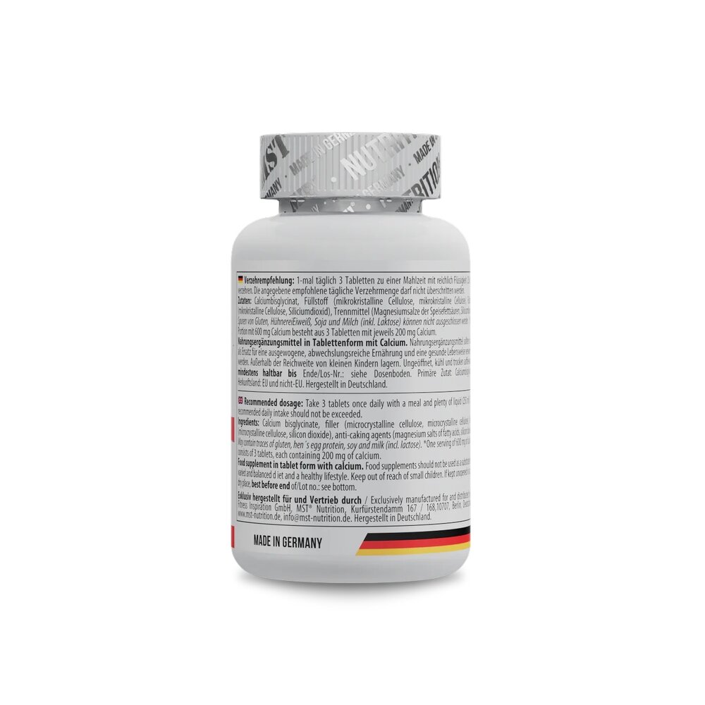 Кальцій хелат MST Nutrition Calcium Chelate, 90 таблеток для підтримки здоров'я кісток та зубів. Фото 3