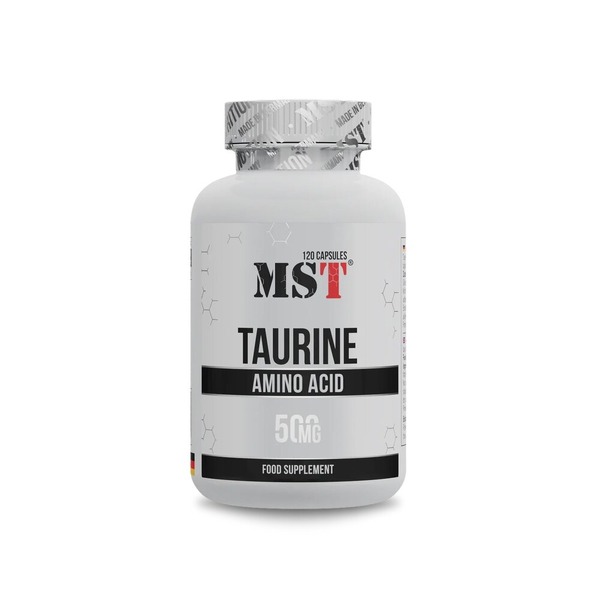 Таурін MST Nutrition Taurine, 120 капсул для підтримки загального здоров'я